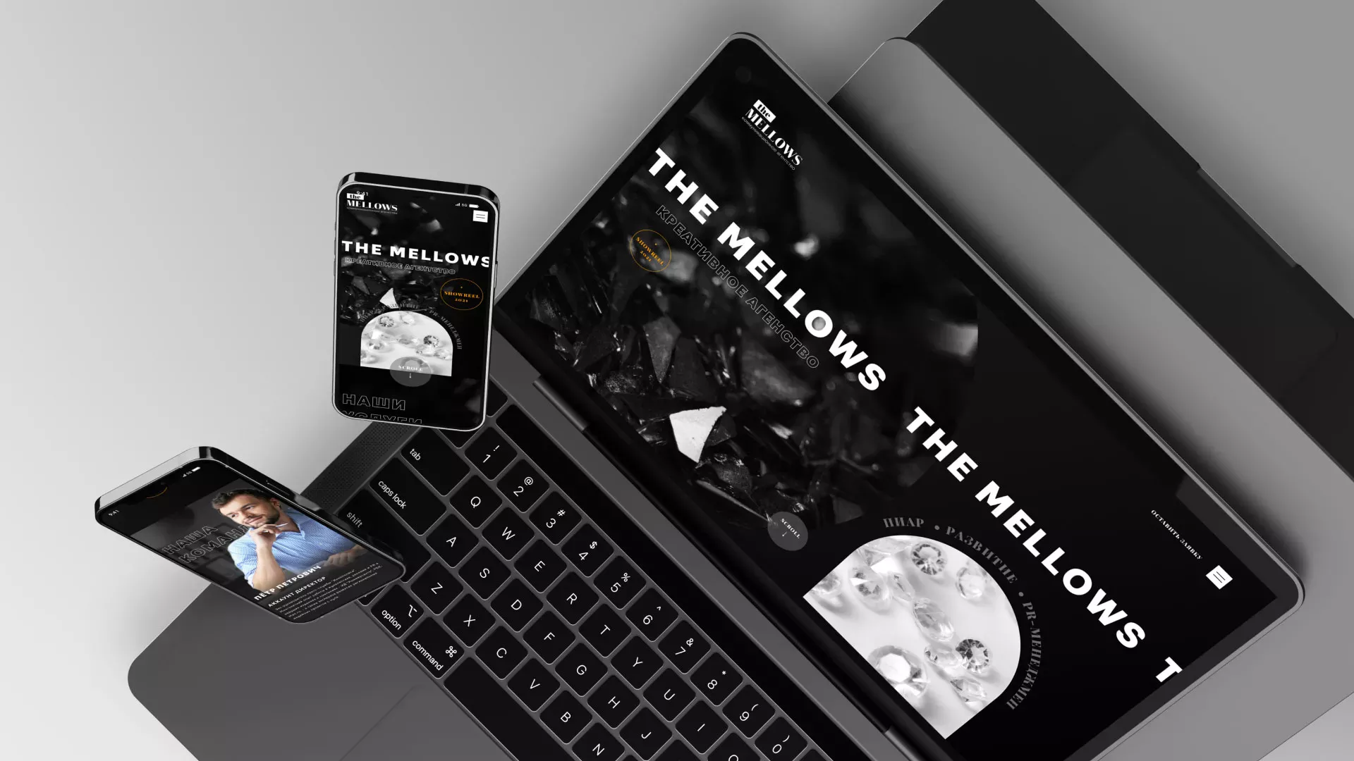 Разработка сайта креативного агентства «The Mellows» в Новоалександровске