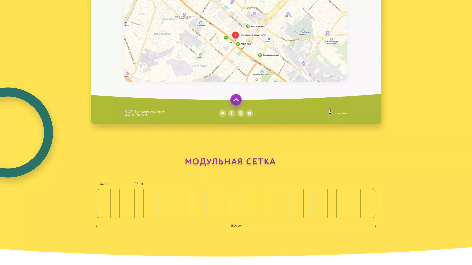 Разработка сайта детского активити-клуба «Домик гномика» в Новоалександровске